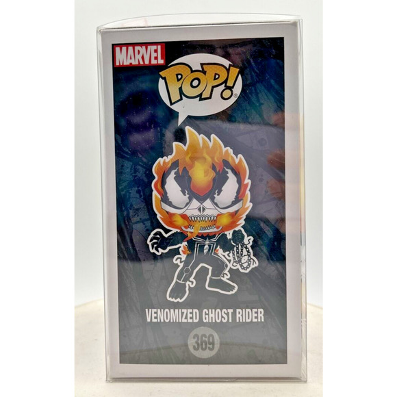 Funko Pop! Marvel Venom Venomized Ghost Rider Walmart Exclusive #369 F26 - Picture 4 of 6